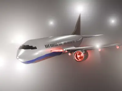 3d modeled airplane 3D model