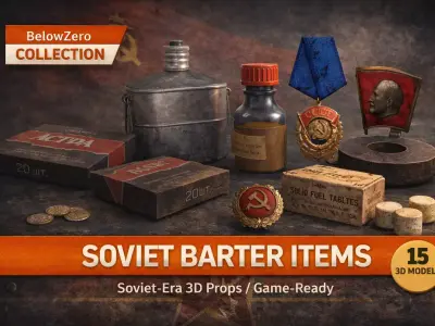 Barter items  3D Model Pack