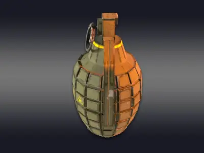 Grenade - F1 Grenade - FPS Combat 3D model