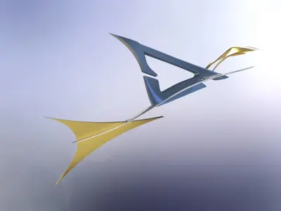 abstract ship Free 3D model