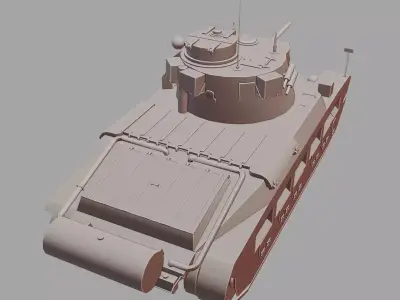 A12 Matilda II Tank Infantry Tank 3D Printable  3D print model