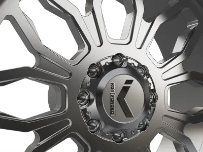 KG1 HEATHEN-2 WHEEL 3D MODEL 3D model