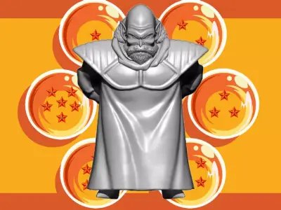 PLANTHORR - DRAGONBALL- 3D PRINT - SPLIT PART 3D print model