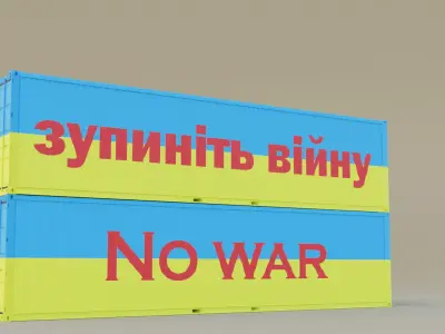 Container 40HC NO WAR 3D model