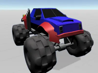 Monster Trucks Pack 3D model