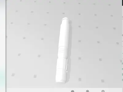 Mace Windu Lightsaber Handle 3D print model