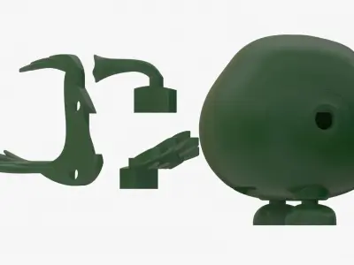 Lego Bird 3D model