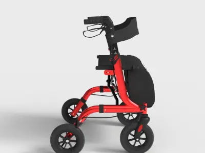 WALKER FOR SENIORS Low-poly 3D model