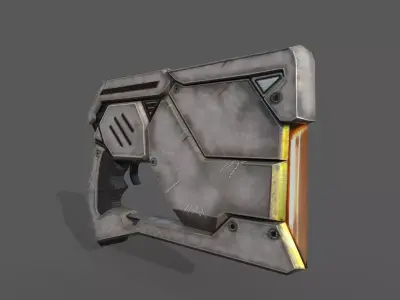 Cyber Pistol  3D model