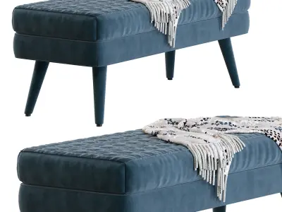 Bench seat Corolle 3D model