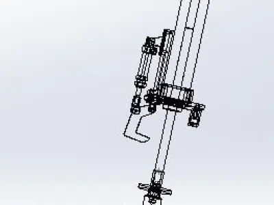 Cylinder  With insurance module 3D model