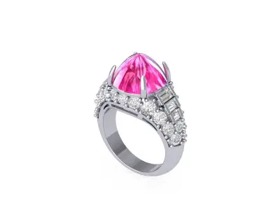Wedding Ring 3D print model 118