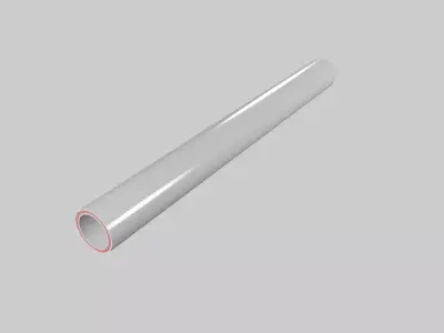 Polypropylene pipes 3D model