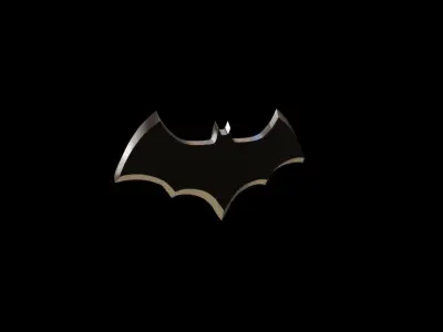 Batman throwing knife Free 3D model