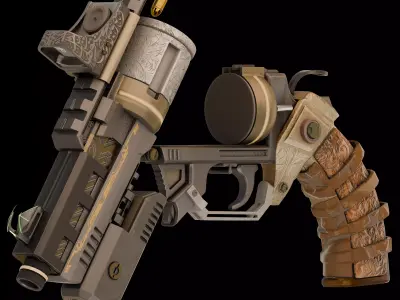 colt future Low-poly 3D model