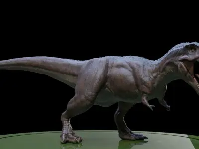 3D Tyrano t - rex dinosaur Low-poly 3D model