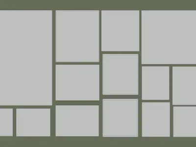 Paintings Collection V1 Free low-poly 3D model