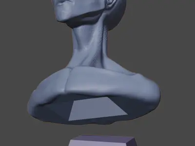 Extraterrestre bust of alien 3D print model