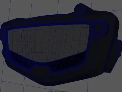 Bikes Digital Display Low-poly 3D model