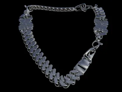 Clasp Chain 2 Low-poly 3D model