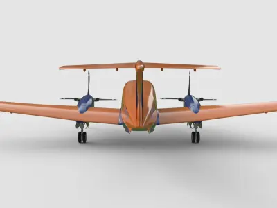 Beechcraft King Air LifeMed Alaska Livery 3D model