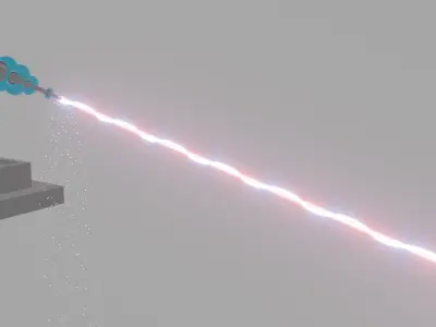 plasma gun 3D model