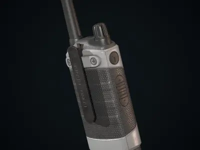 Walkie Talkie Radio Low-poly 3D model