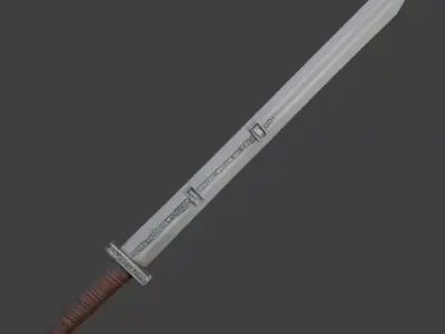 Viking Sword 3D Model v03 Low-poly 3D model