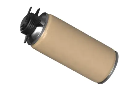 Polyurethane foam open mockup 3D model