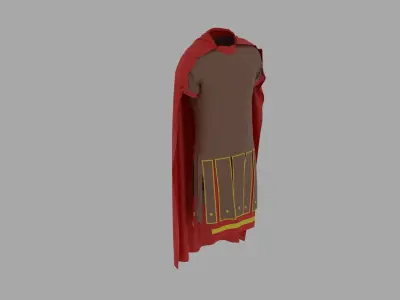 Rome Military Armor Low-poly 3D model