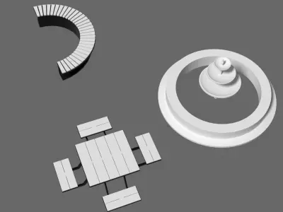park essentials 3d models Low-poly 3D model