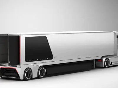 Generic Future Truck EV 3D model