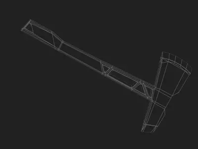 Modern axe Low-poly 3D model purchase