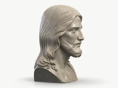 Jesus Bust 1 3D model