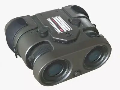 Binocular Prop PBR Low-poly 3D model