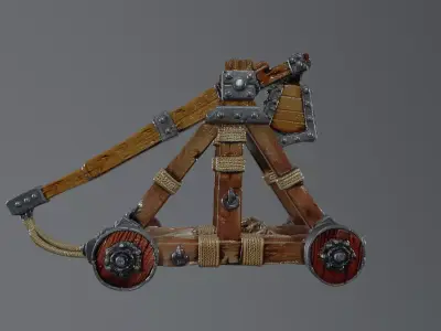catapult 3D model purchase