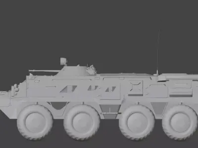 BTR-80 3D model
