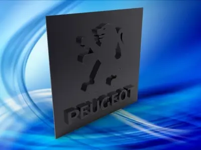 Peugeot Logo Free 3D model purchase