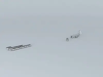 Railway station Free 3D model buy