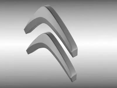 citroen logo 3D model from CGTrader