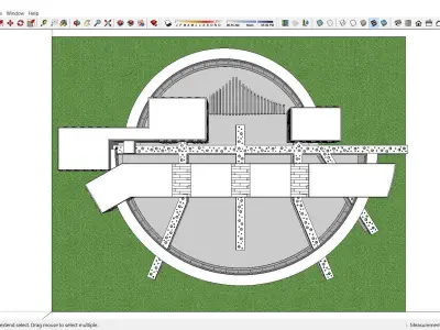 Sketchup Kindergarten B4 3D model