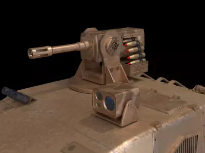 army vehicle Free 3D model