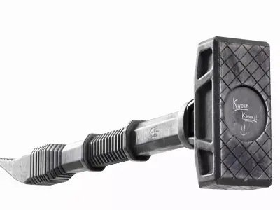 Gerber Ding Dong Breaching Hammer Low-poly 3D model