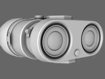 Binocular Prop 3D model