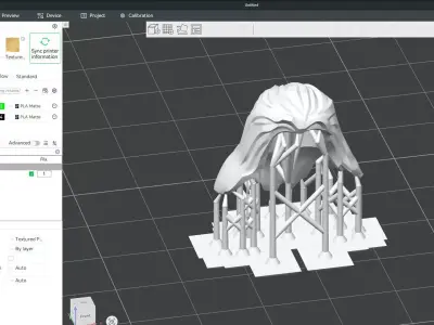 Custom3Dprint Minifigure Accessory - Minifigure Hair S2 - 016 3D print model