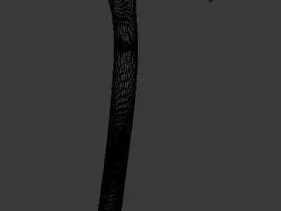 Axe Blender Free low-poly 3D model