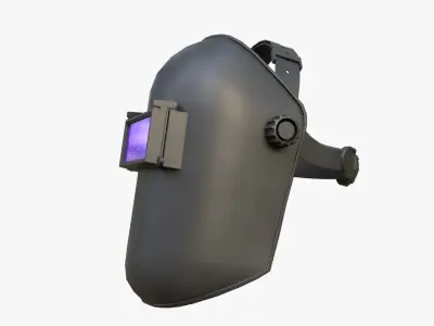 Welding Helmet Low-poly 3D model