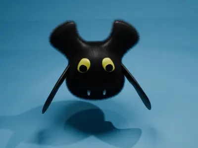 bat  toy nature animal  3D model
