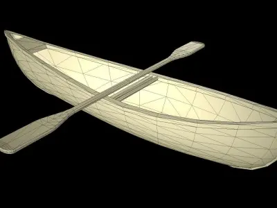 HIE Clean Ship D180409 Low-poly 3D model