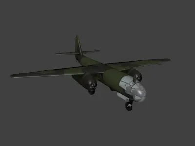 Arado Ar 234 Free low-poly 3D model